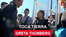 Greta Thunberg toca tierra