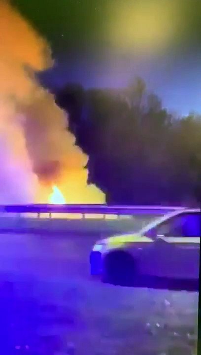 Fire in Colton