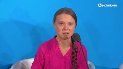 Greta Thunberg, en la ONU: "Yo no debería estar aquí, me habéis robado mi juventud"