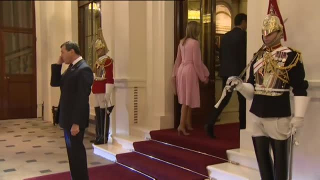 Pedro Sánchez llega al Palacio de Buckingham