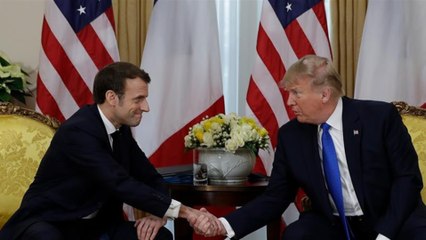 Cracks appear in NATO as Trump slams Macron