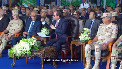 فيديو يرصد عمليات التطوير في بحيرة المنزلة