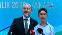 Ankara içişleri bakanı soylu, emniyet teşkilatı mensuplarının engelli çocukları ve aileleri ile...