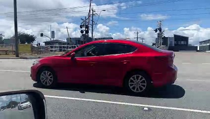 Tow Truck Picks Up SUV From Train Tracks