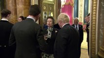 NATO zirvesine katılan liderler, Buckingham Sarayı'nda verilen resepsiyona katıldı (1)