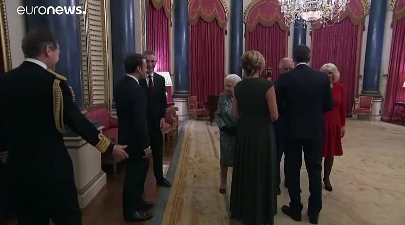 Nato-Gipfel in London: Empfang bei der Queen (93) und Proteste