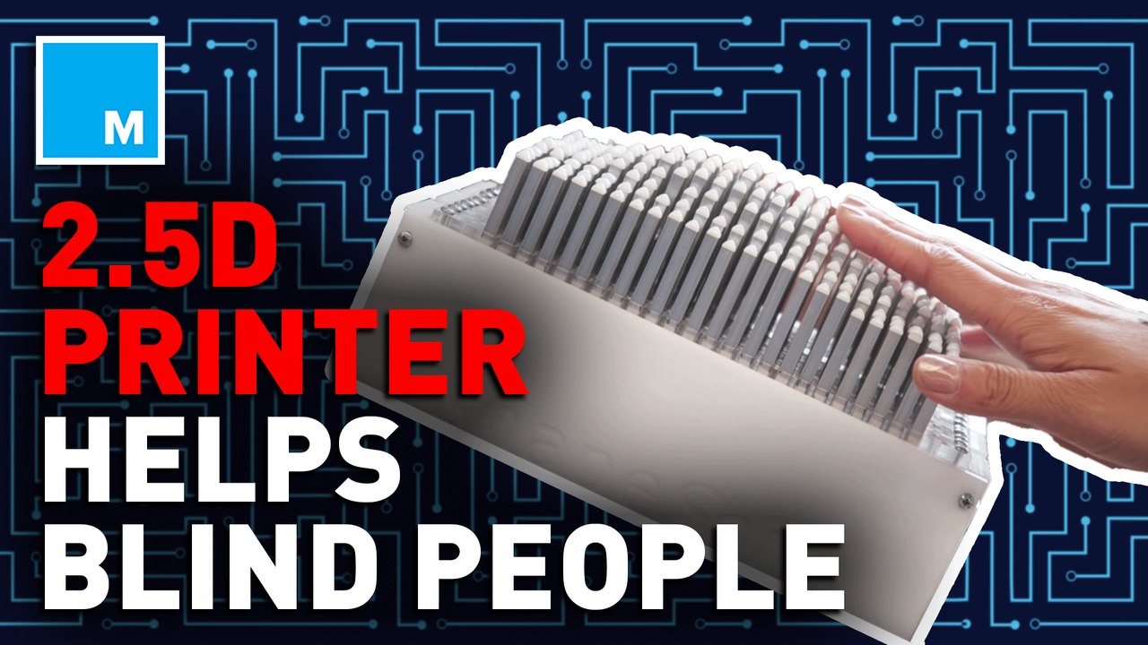 This 3D-printed display allows the visually impaired to feel shapes — Future Blink