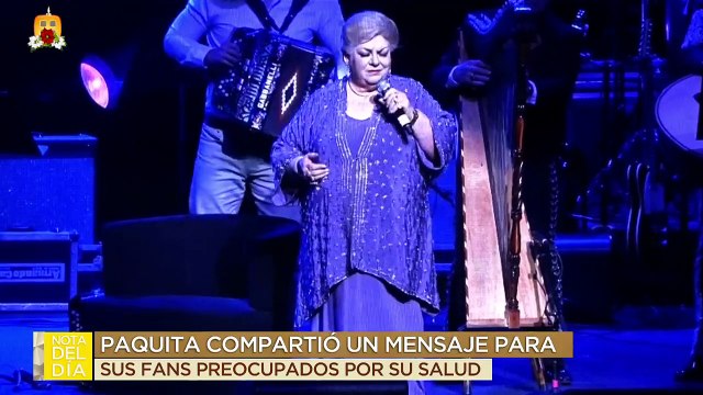 Paquita la del barrio compartió un mensaje para sus fans preocupados por su salud. | Ventaneando