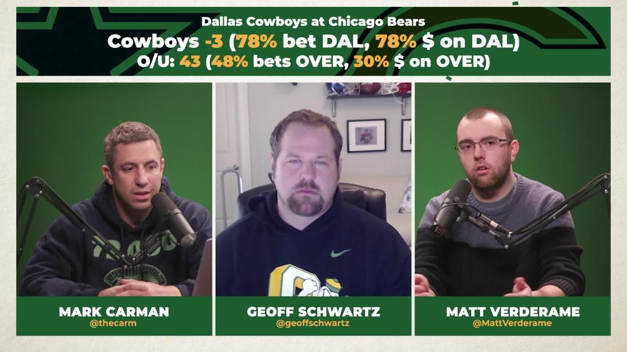 Cowboys vs Bears | Place your Bets