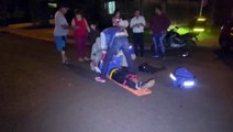 Siate socorre motociclista ferido em batida de trânsito no Santa Cruz