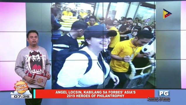 FIFIRAZZI: Angel Locsin, kabilang sa Forbes' Asia's 2019 Heroes of Philantrophy