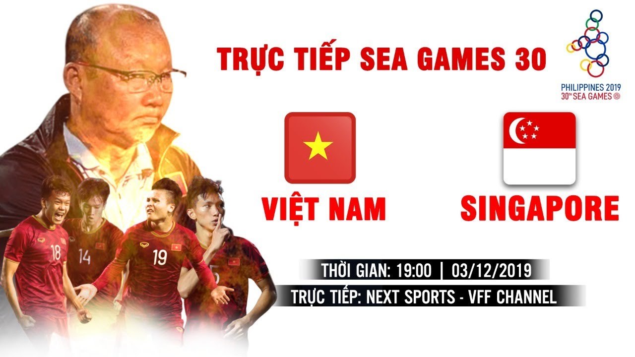 TRỰC TIẾP | U22 VIỆT NAM - U22 SINGAPORE | BÓNG ĐÁ NAM SEA GAMES 30 | VFF CHANNEL