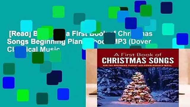 [Read] Bergerac a First Book of Christmas Songs Beginning Pianist book/MP3 (Dover Classical Music
