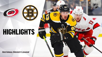 Tải video: NHL Highlights | Hurricanes @ Bruins 12/03/19