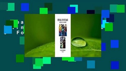 [Read] Final Fantasy Ultimania Archive Volume 3  For Free