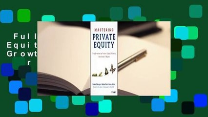 Full Version  Private Equity Defined: Venture, Growth, and Buyouts  For Kindle