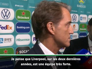 Premier League - Pour Mancini, Liverpool est encore loin d'avoir remporté le titre