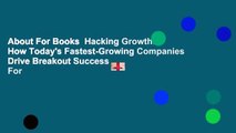 About For Books  Hacking Growth: How Today's Fastest-Growing Companies Drive Breakout Success  For