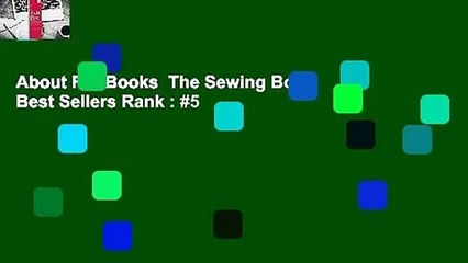 About For Books  The Sewing Book  Best Sellers Rank : #5