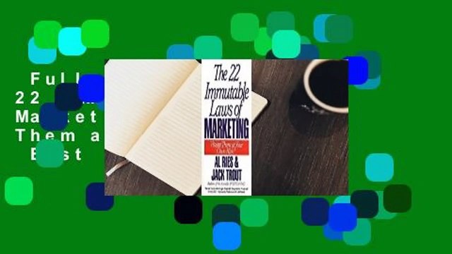 Full version The 22 Immutable Laws of Marketing: Violate Them at Your Own Risk Best Sellers