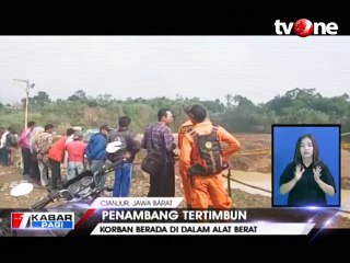 Longsor di Cianjur, Operator Alat Berat Tertimbun