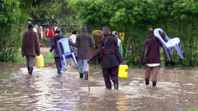Families displaced after heavy rains hit Kenya