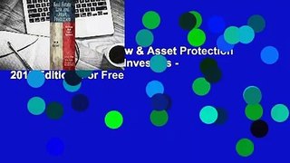 [Read] Real Estate Law & Asset Protection for Texas Real Estate Investors - 2018 Edition  For Free