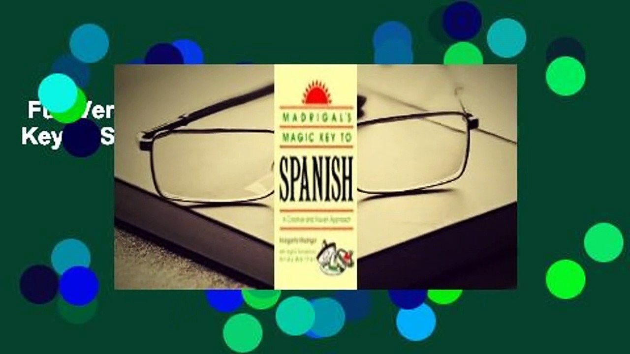 Full Version  Madrigals Magic Key to Spanish  Review