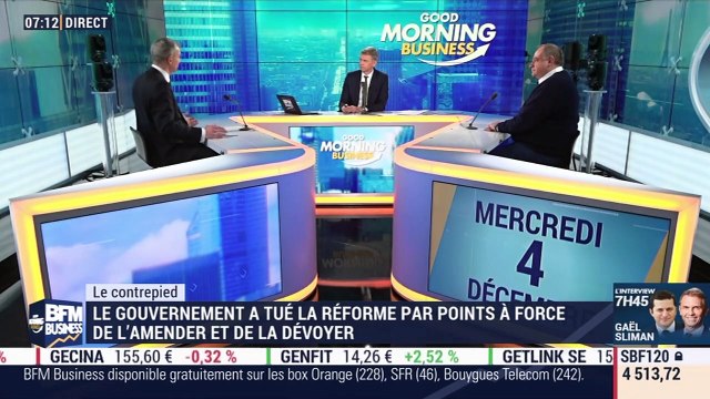 Le contre-pied : Le gouvernement a tué la réforme par points à force de l'amender et de la dévoyer par Jean-Marc Daniel et Nicolas Doze - 04/12