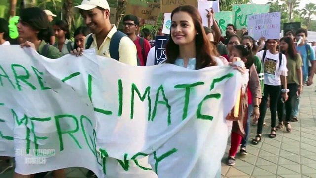 Dia Mirza Joining Global Climate Strike At Carter Road Bandra