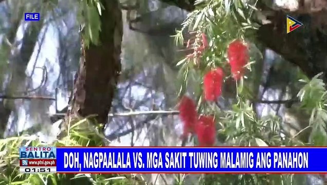 DOH, nagpaalala vs mga sakit tuwing malamig ang panahon