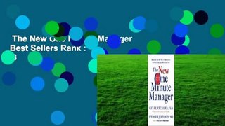 The New One Minute Manager  Best Sellers Rank : #3