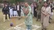 Firdous Ashiq Awan playing Cricket batting and bowling