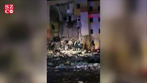 Rusya'da patlama sonucu 4 katlı binanın bir kısmı çöktü