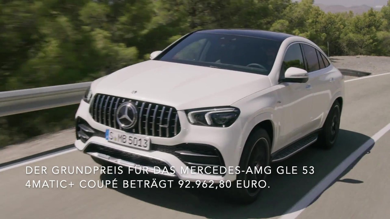 Verkaufsstart für Mercedes-Benz GLE Coupé und Mercedes-AMG GLE 53 4MATIC+ Coupé- Mehr Luxus, mehr Coupé - ab sofort bestellbar