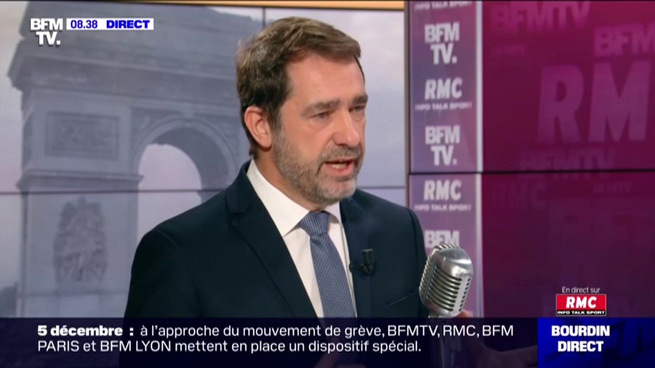 Christophe Castaner : "Il y aura des black bloc et des gilets jaunes radicaux" dans les manifestations du 5 décembre