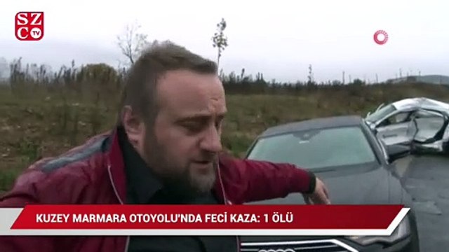 Kuzey Marmara otoyolunda feci kaza: 1 ölü