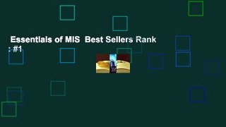 Essentials of MIS  Best Sellers Rank : #1