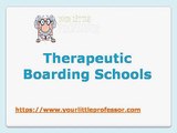 Therapeutic Boarding Schools