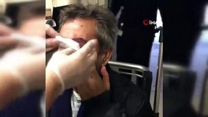 Yumruk attığı 70 yaşındaki adamı hastanelik etti