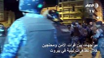 مواجهات بين قوات الأمن ومحتجين في بيروت