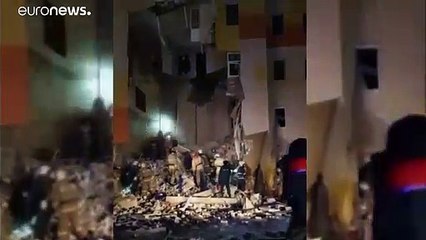 Gasexplosion verursacht Teileinsturz: Ein Todesopfer und 6 Verletzte