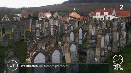 Alsace : 107 tombes juives profanées