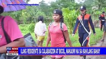 Ilang residente sa CALABARZON at Bicol, nakauwi na sa kanilang bahay