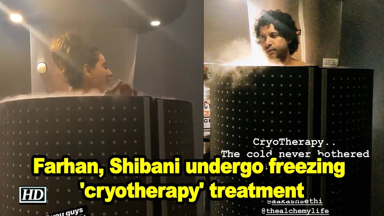 Farhan, Shibani undergo freezing 'cryotherapy' treatment