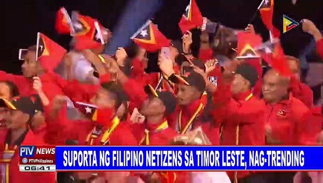 Suporta ng Filipino netizens sa Timor Leste, nag-trending