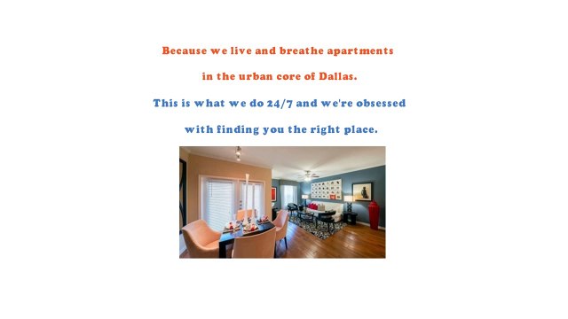 Dallas Apartment Locators - Apartment Finders Dallas TX
