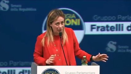 Meloni ''Sardine e Bonaccini si vergognano del simbolo del Pd'' (03.12.19)