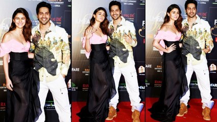 Alia Bhatt And Varun Dhawan Dazzle at Glamour and Style Awards Night