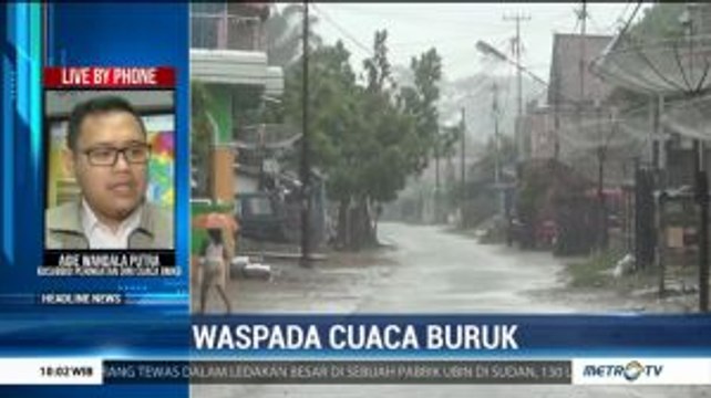 BMKG: Potensi Hujan Lebat Terjadi Beberapa Hari ke Depan